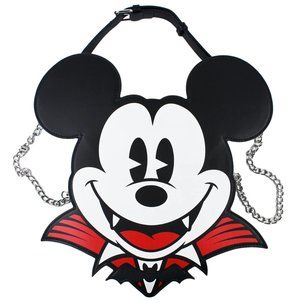 DISNEY CAKEWORTHY VAMPIRE MICKEY MOUSE HALLOWEEN Glow-in-the-Dark CROSSBODY BAG